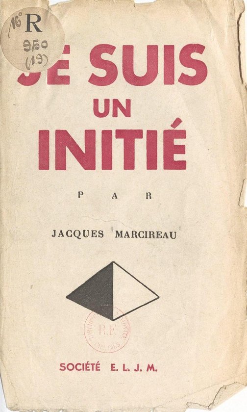 Je suis un initié - cover