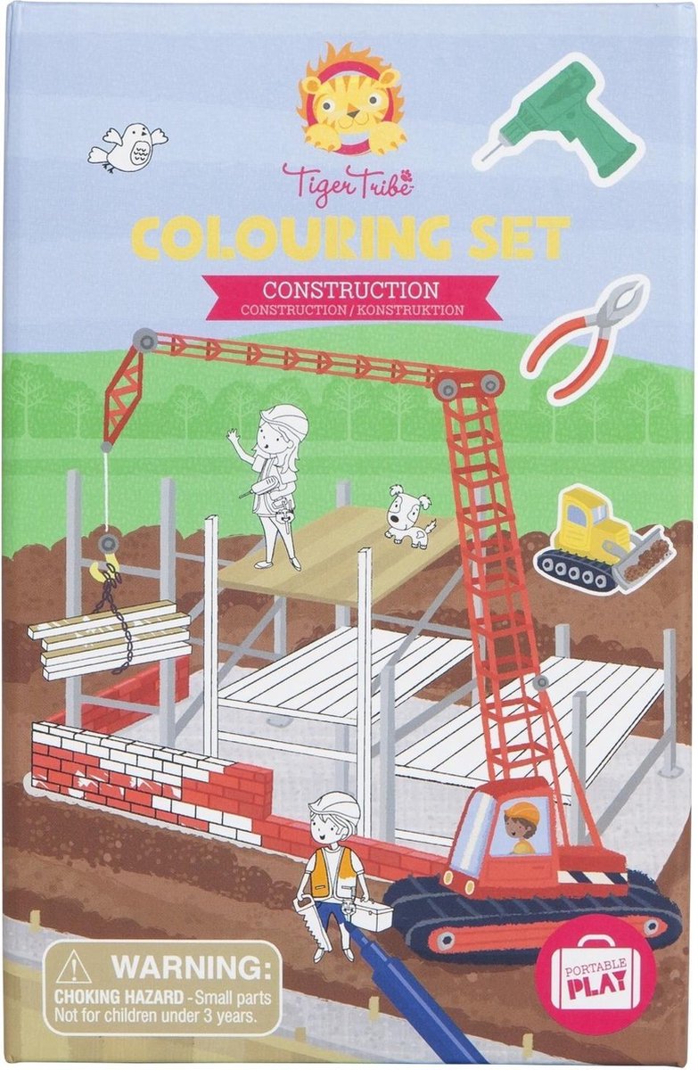 Tiger Tribe Kleurset Bouwplaats / Construction