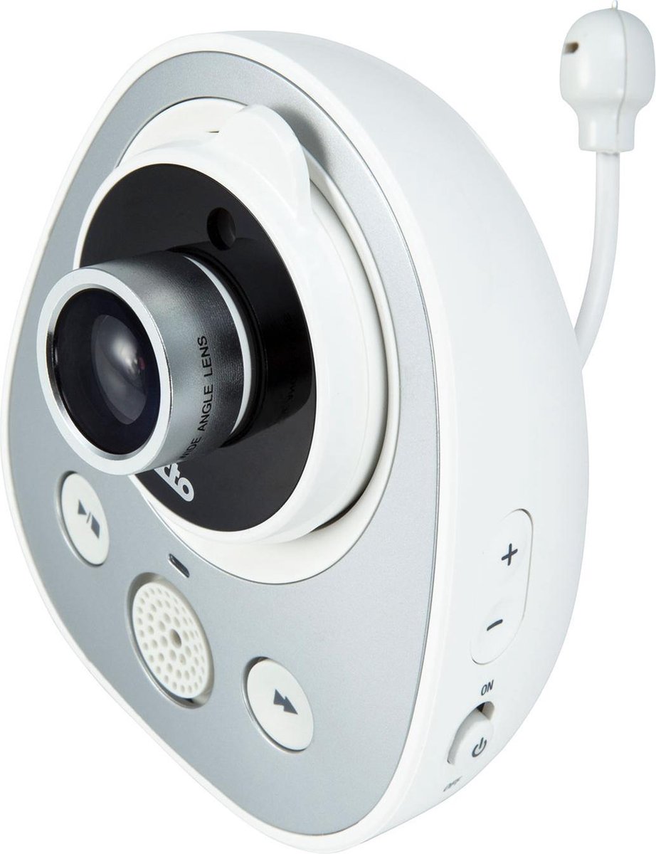 Alecto DVM-143 Babyfoon met camera - Aluminium/Wit | bol.com