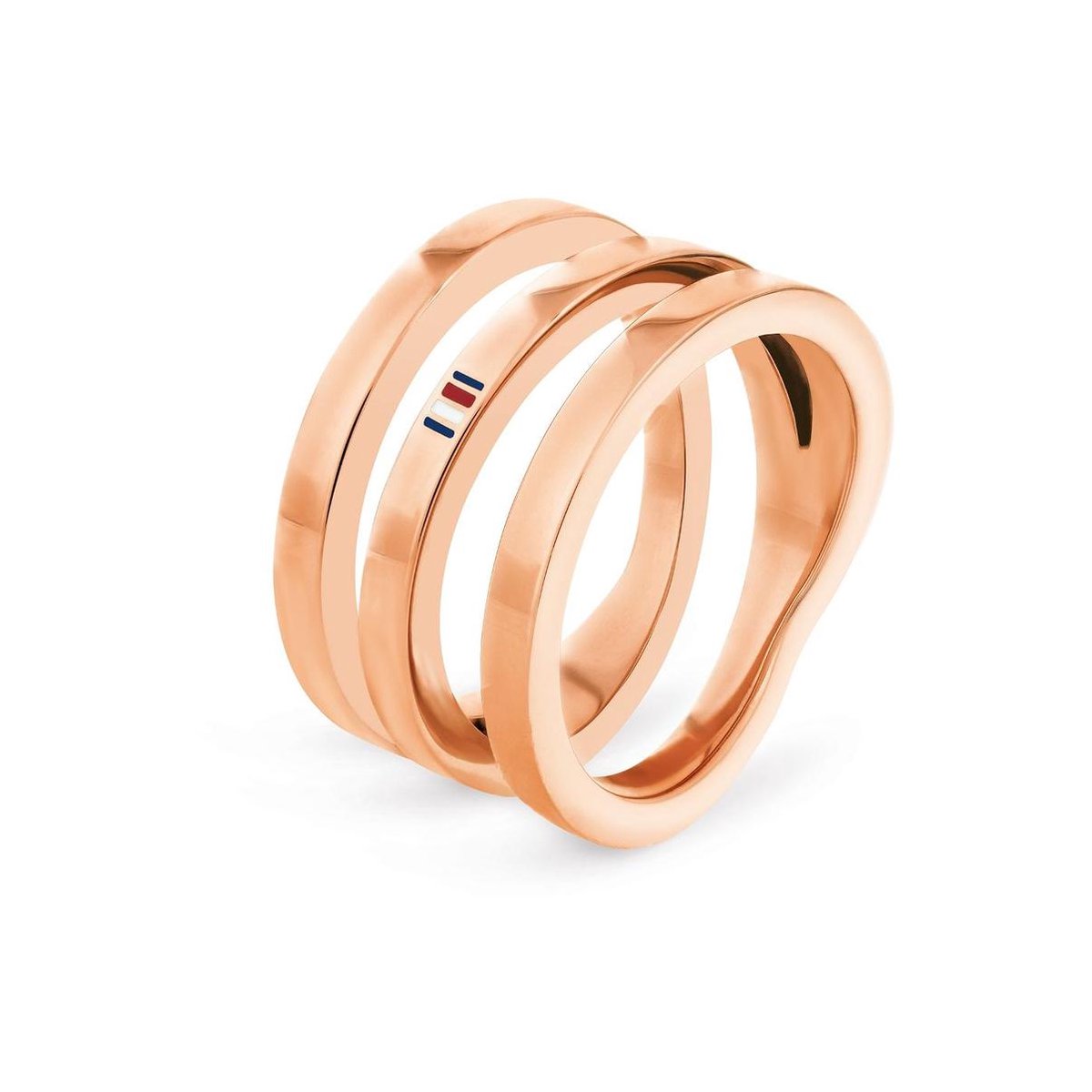 Tommy Hilfiger TJ2701099 Ring - Bicolor - maat 18.00