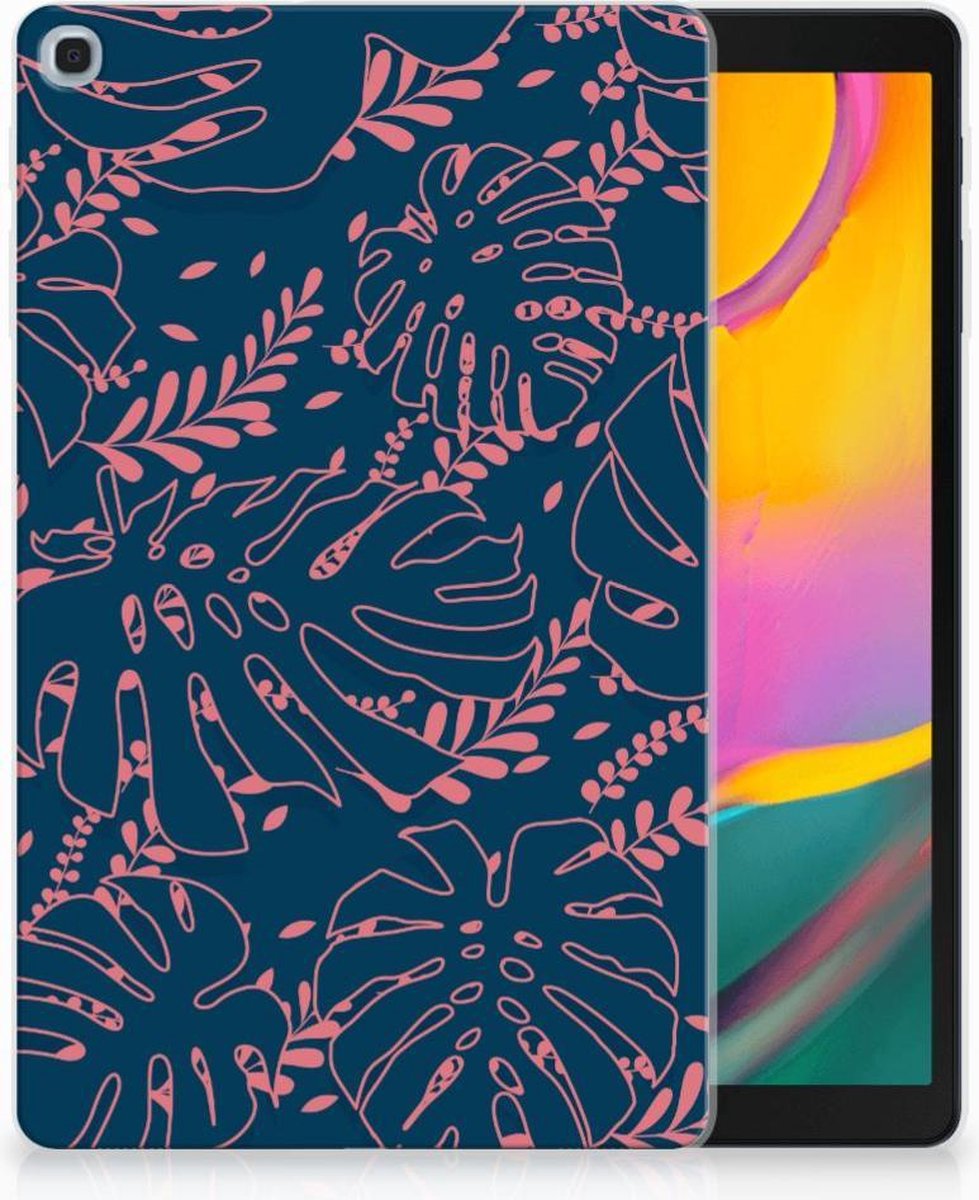 Samsung Galaxy Tab A 10.1 (2019) Siliconen Hoesje Palm Leaves