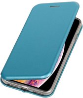 Bestcases Hoesje Slim Folio Telefoonhoesje iPhone XS Max - Blauw