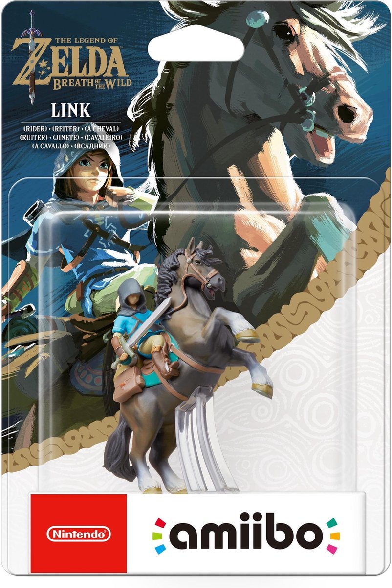 Nintendo amiibo Ingame speelfiguur - Legend of Zelda: Breath of the Wild Collection - Link Rider - 3DS + Wii U + Switch - Nintendo