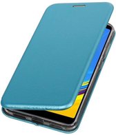 Bestcases Hoesje Slim Folio Telefoonhoesje Samsung Galaxy A7 2018 - Blauw