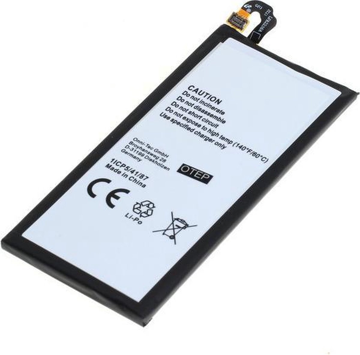 Batterij voor Samsung Galaxy J5 (2017) 2500mAh 3,85V Li-Polymer | bol.com