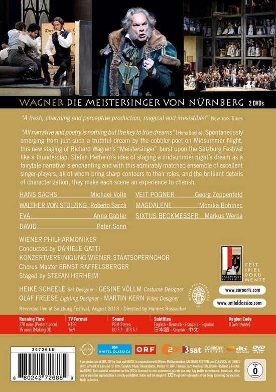 Die Meistersinger Von Nurnberg, R. Wagner | Muziek | bol.com