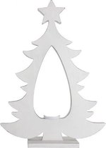 Wooden Tree Kerstboom T-Light White 60 cm