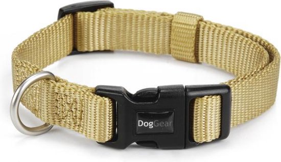 Beeztees Nylon-Halsband Für Hunde – Variabel 30–35 Cm, 15 Mm Breite, Rot, Strapazierfähig & Verstellbar