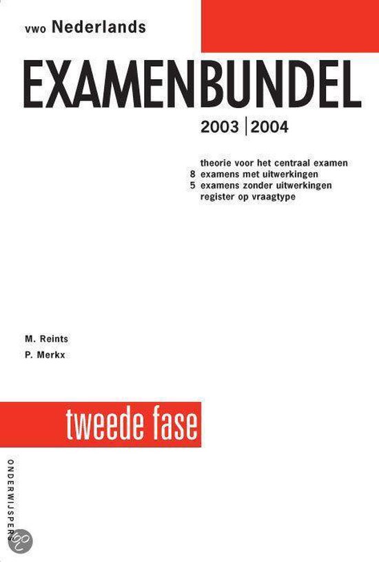Vwo Nederlands Examenbundel 2E Fase 9789006072068 P. Merkx Boeken