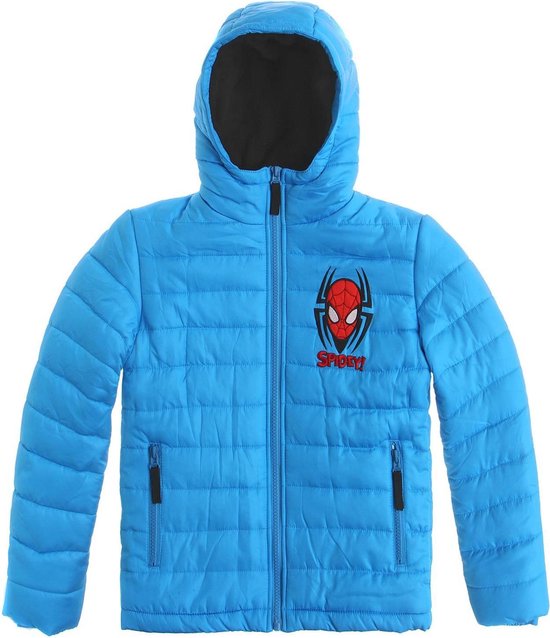 Spiderman Gewatteerde jas blauw | bol.com