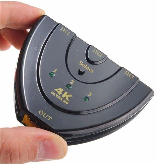HDMI Switch 3 Poorts FULL HD 1.4 (4K Ultra HD Versie 2017)