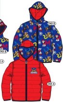 Paw Patrol Winterjas rood reversible maat 5 (110cm)