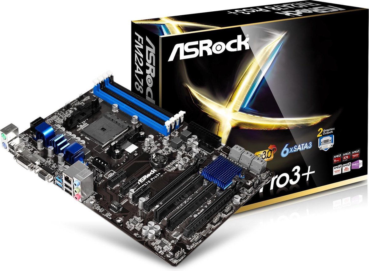 Bol Com Asrock Fm2a78 Pro3 Amd 8 Fch Socket Fm2 Atx Bol Com Asrock Fm2a78 Pro3 Amd 8 Fch Socket Fm2 Atx