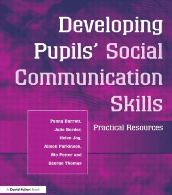 Developing Pupils' Social Communication Skills - cover