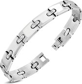 Amanto Armband Abshir - Heren - 316L Staal - 10mm - 20cm