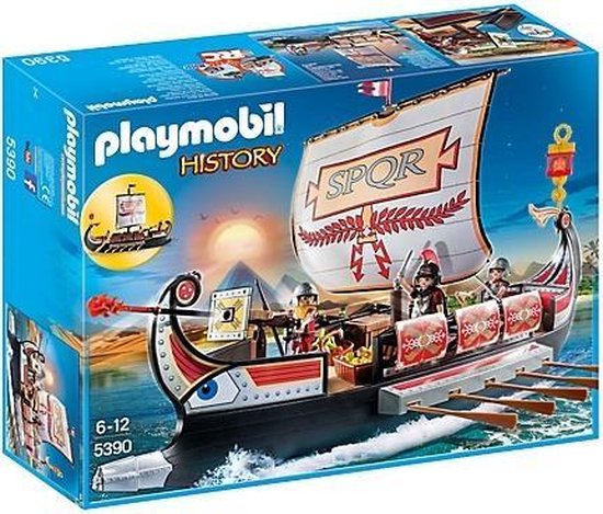 Playmobil History: Romeins Galeischip (5390)