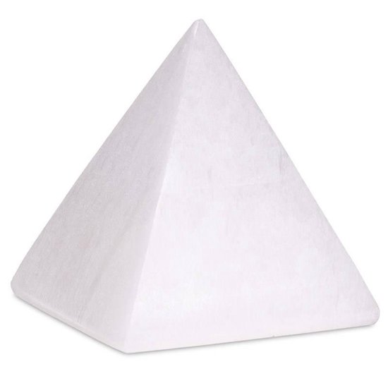 Pyramide de sélénite (10 cm)