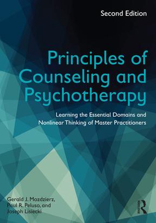 Principles of Counseling and Psychotherapy (ebook), Paul R. Peluso ...