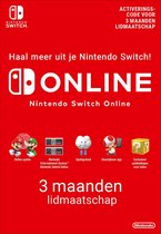 Nintendo Switch Online - 3 maanden Online Lidmaatschap - Nintendo Switch Download
