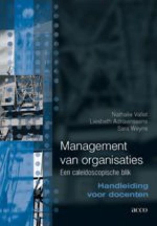Cover van het boek 'Management van organisaties / deel Handleiding voor docenten + met online module / druk 1' van Nathalie Vallet en L. Adriaenssens