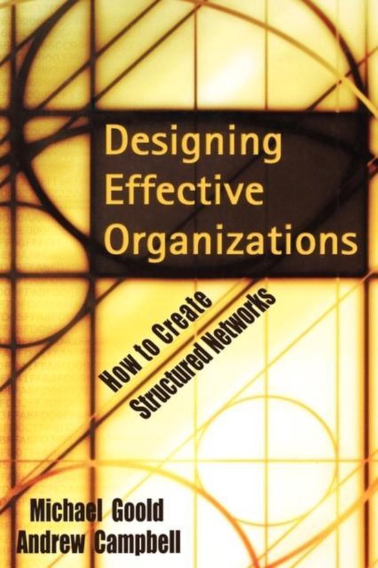 Designing Effective Organizations - cover