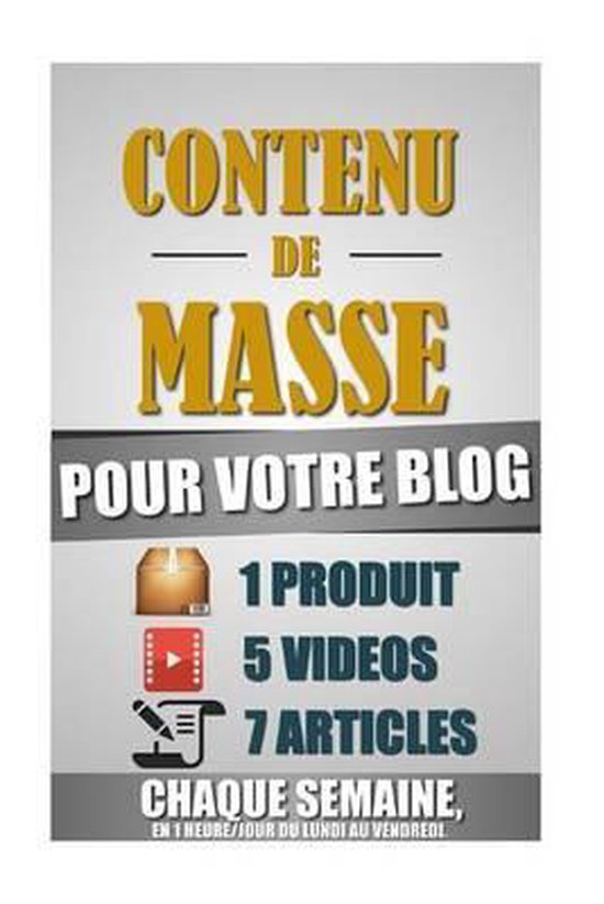 Contenu De Masse Pour Votre Blog - cover