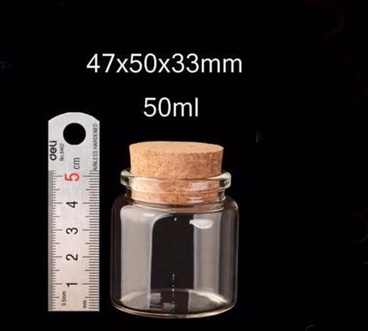 2 Bouteilles Avec Bouchon Liège - Bocaux Ronds Hermétiques Pour Terrarium DIY, Décoration Maison, Plantes Et Mousses