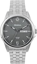 Prisma Pattern Steel Heren horloge P1665