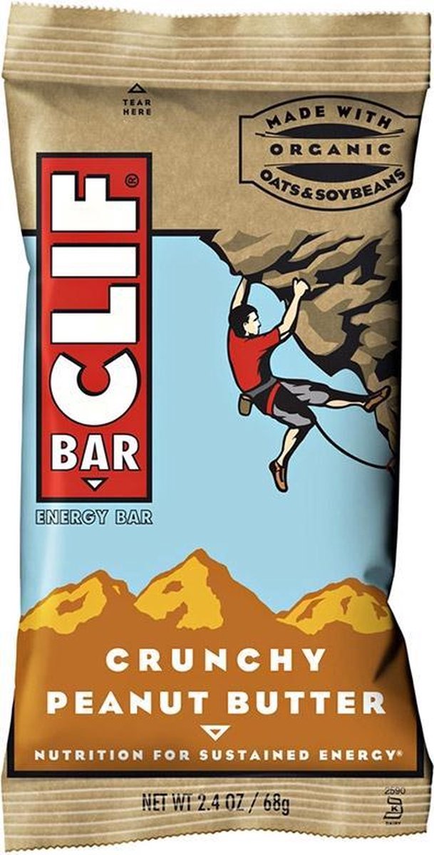 Clif Bar Crunchy Peanut Butter 12pk/box
