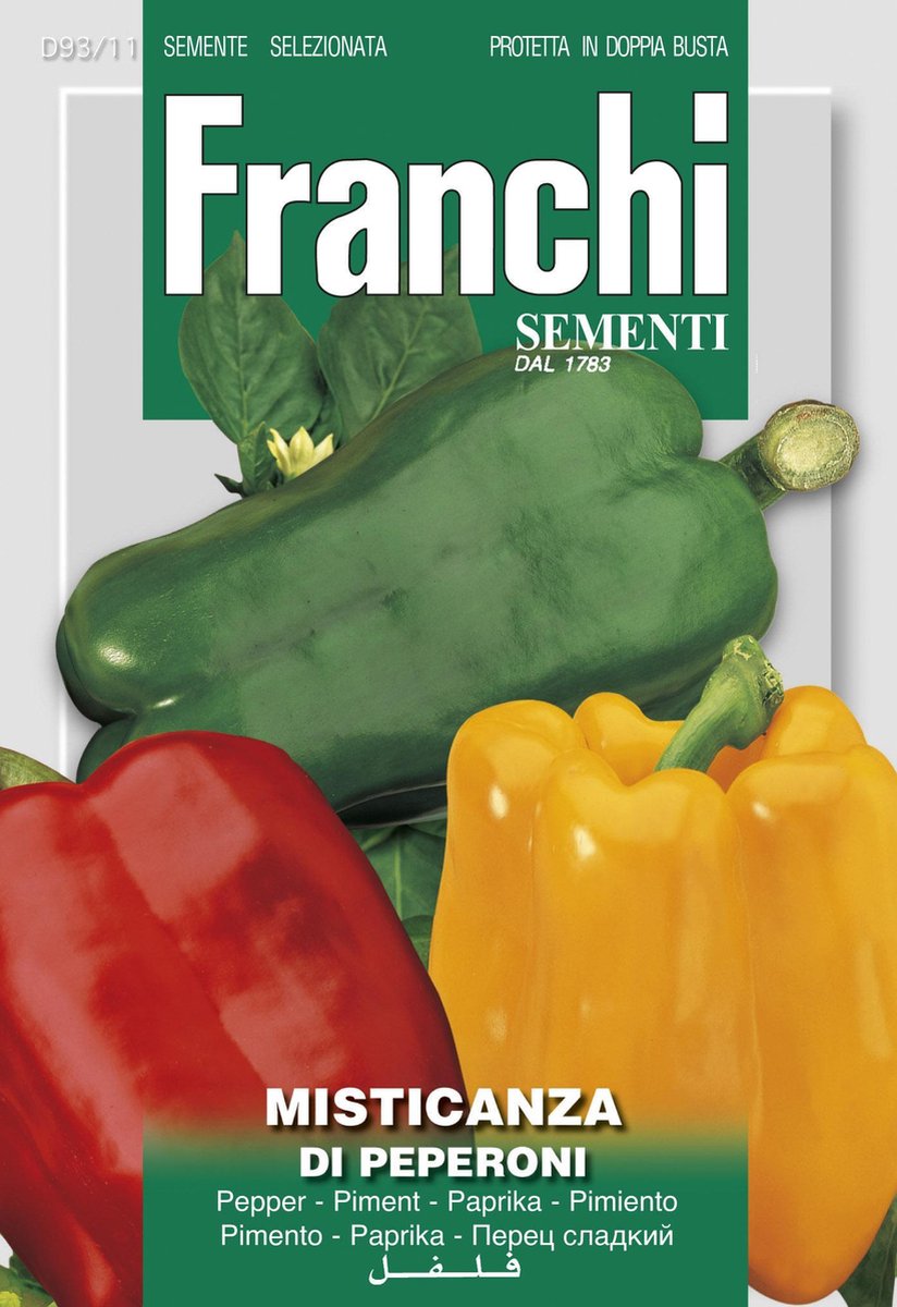 Franchi - Peperone Tris - Paprika 3 soorten