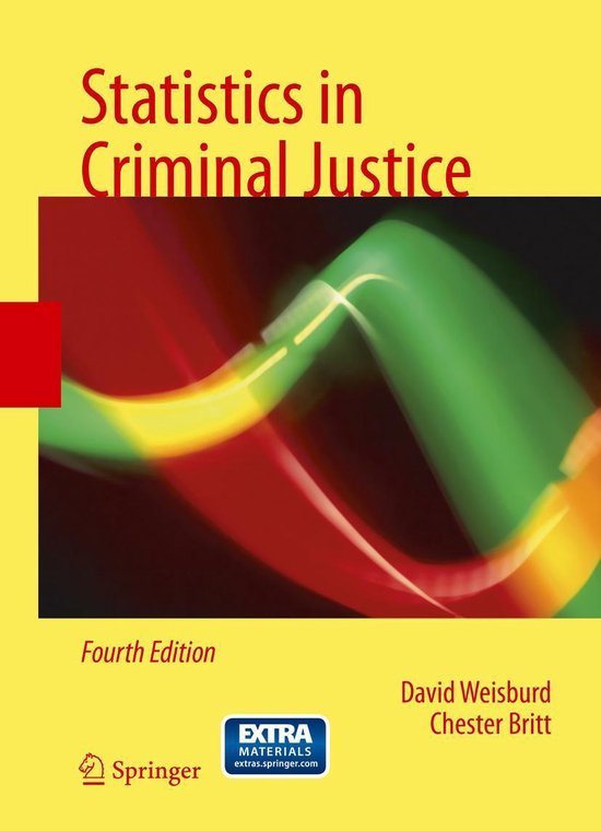 Social Sciences (R0) - Statistics in Criminal Justice - cover