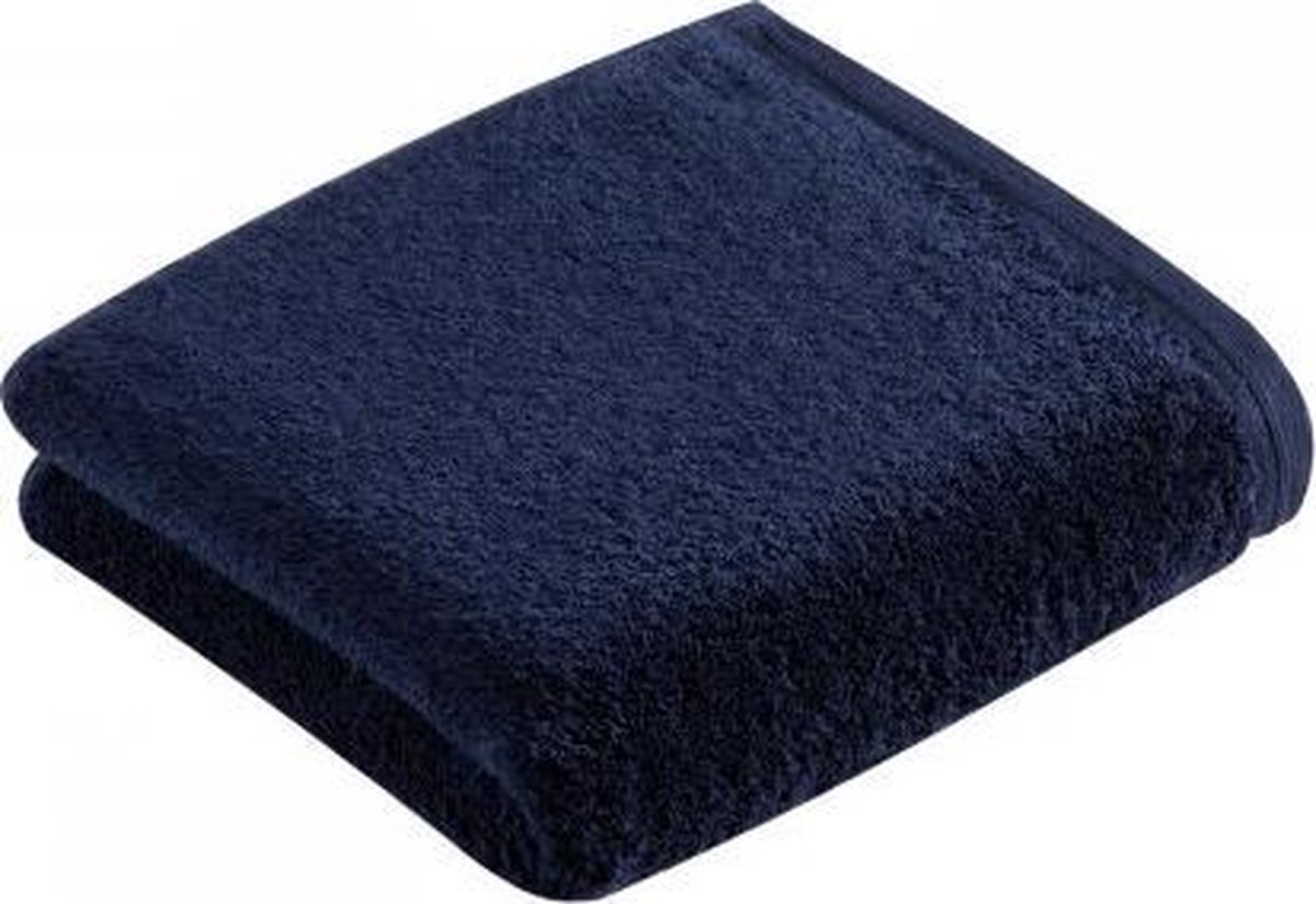 Vossen gastendoekje Vegan Life marine blau 40x60
