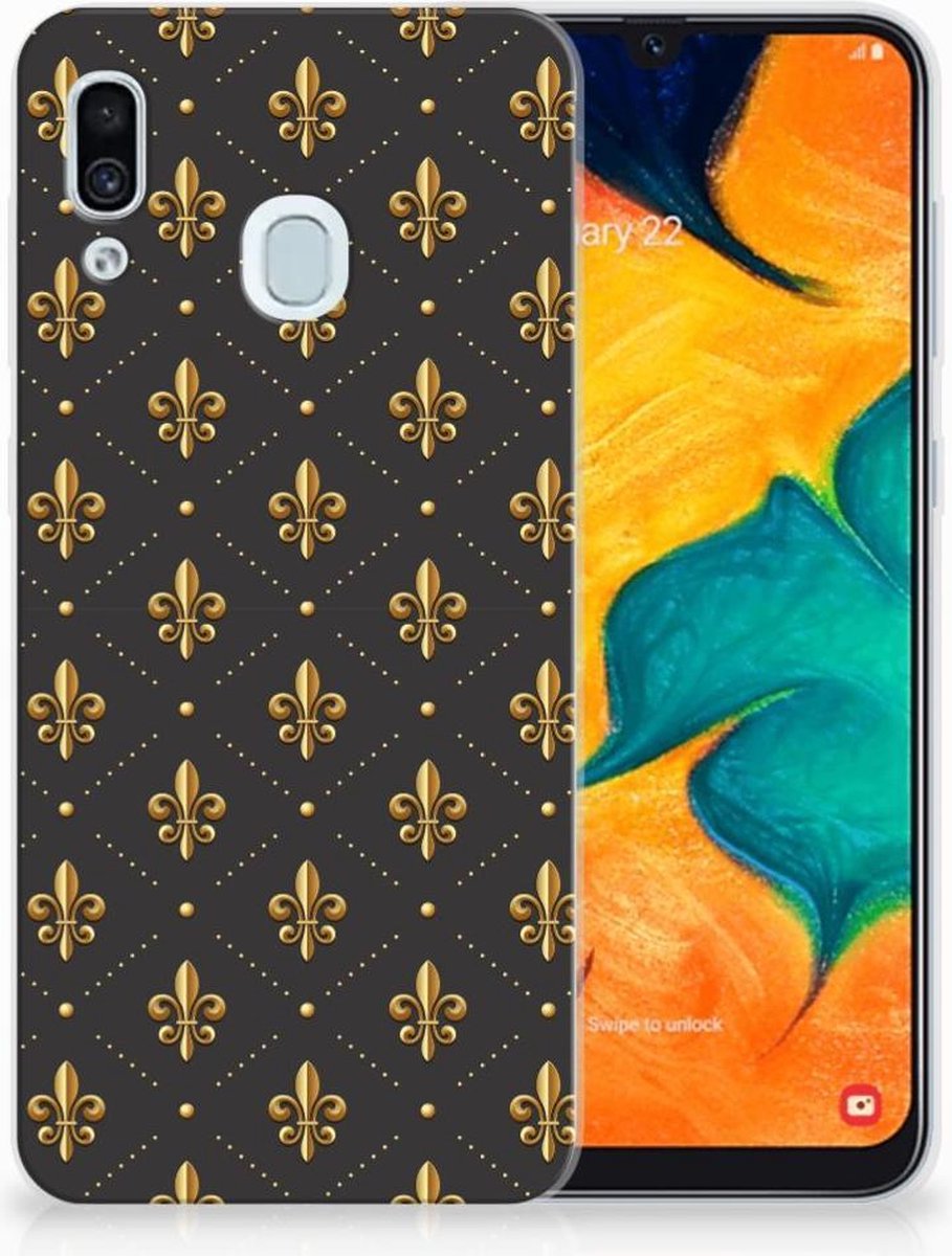 Samsung Galaxy A30 TPU bumper Franse Lelie