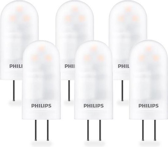 Elementair Briljant Prematuur Philips CorePro 0,9W (10W) G4 LED Steeklamp - Extra Warm Wit - 6-Pack |  bol.com