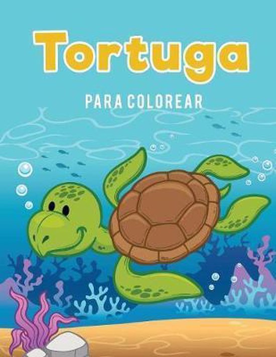 Tortuga para colorear - cover