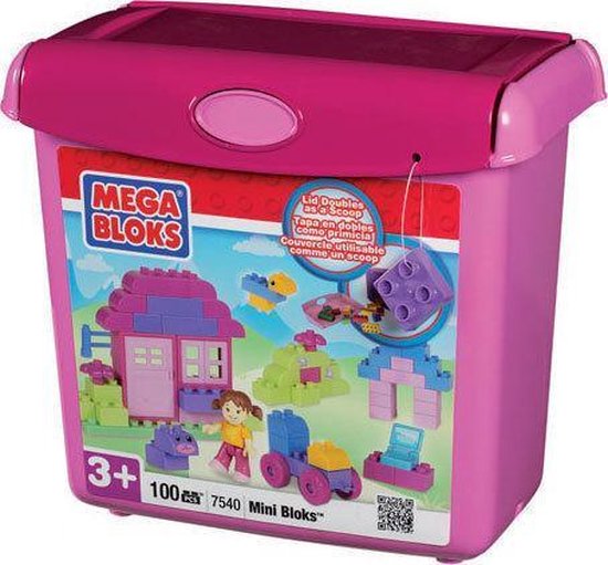 Mega Bloks Mini Bloks Bucket - Roze