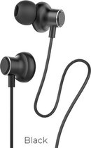 Hoco - In Ear Oordopjes - Oortjes met draad en microfoon - Zwart