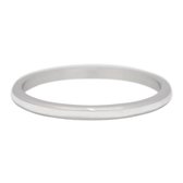 iXXXi Jewelry Vulring 2mm Line White zilverkleurig - maat 21