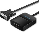 VGA Male naar HDMI Female + Audio + Power Adapter Converter