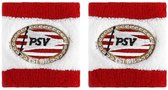 Psv Zweetband/Polsbanden Rood/wit 2 Stuks