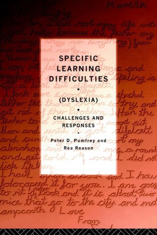 Specific Learning Difficulties (Dyslexia) - cover