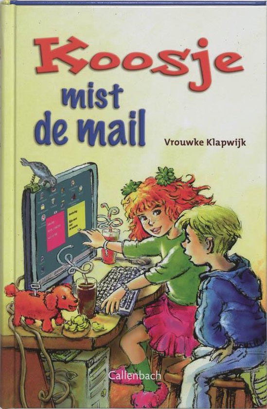 Cover van het boek 'Koosje mist de mail' van Magda van Tilburg en Vrouwke Klapwijk