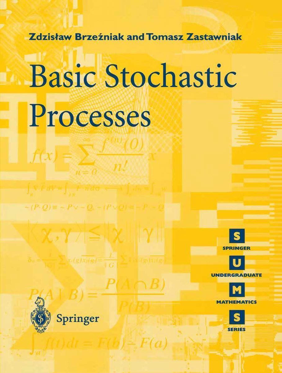 Omslag van Mathematics and Statistics (R0) - Basic Stochastic Processes