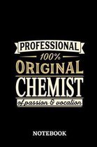 Professional Original Chemist Notebook of Passion and Vocation