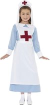 Ouderwets verpleegster kostuum voor meisjes 145-158 (10-12 jaar)