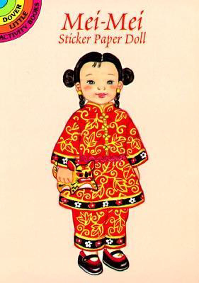 Mei-Mei from China Sticker Paper Doll - Yuko Green