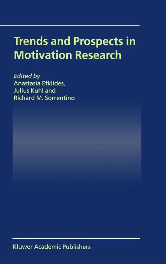 Trends and Prospects in Motivation Research - cover