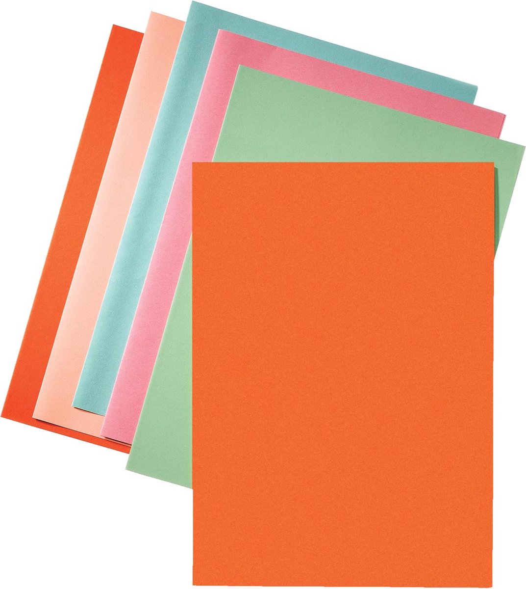 3x Esselte dossiermap oranje, papier van 80 g/mÂ², pak a 250 stuks