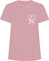 Bones Sportswear Dames T-shirt Basic Pink maat S -SALE