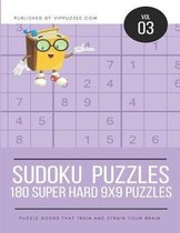 Sudoku Puzzles - 180 Super Hard 9x9 Puzzles